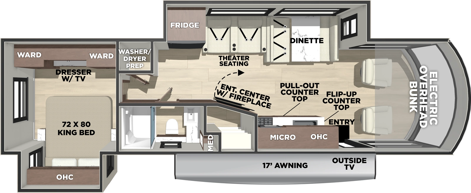Fr3 Plus 33Z Floorplan